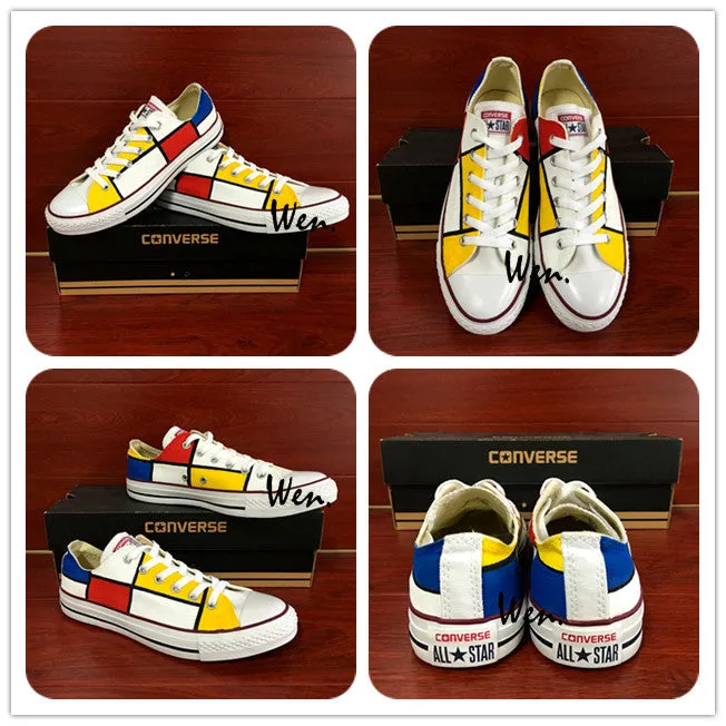 All Star Converse Shoes Mondrian Custom