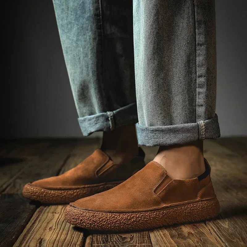 ARES | Suede Leather Loafers