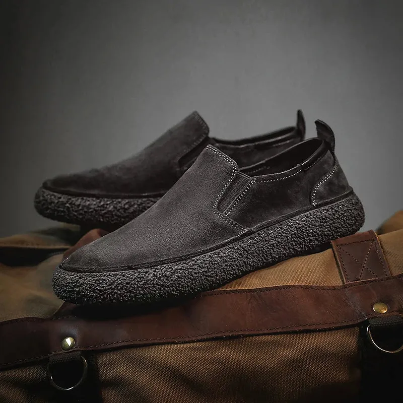 ARES | Suede Leather Loafers