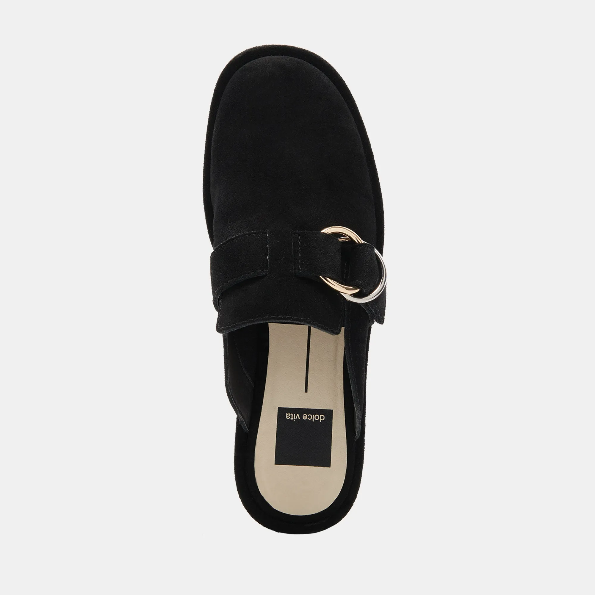 ASTOR FLATS ONYX SUEDE