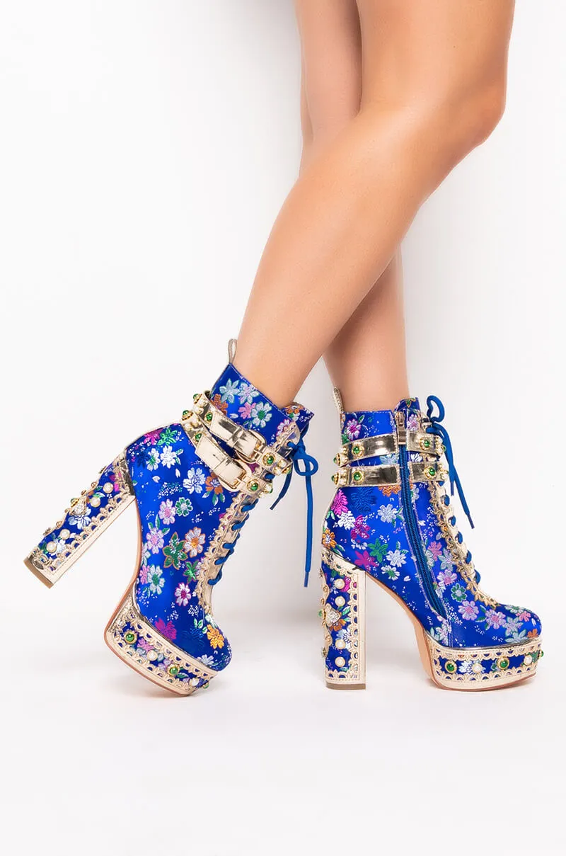 AZALEA WANG HEART TELLIN ME TO STOP CHUNKY BOOTIE IN BLUE