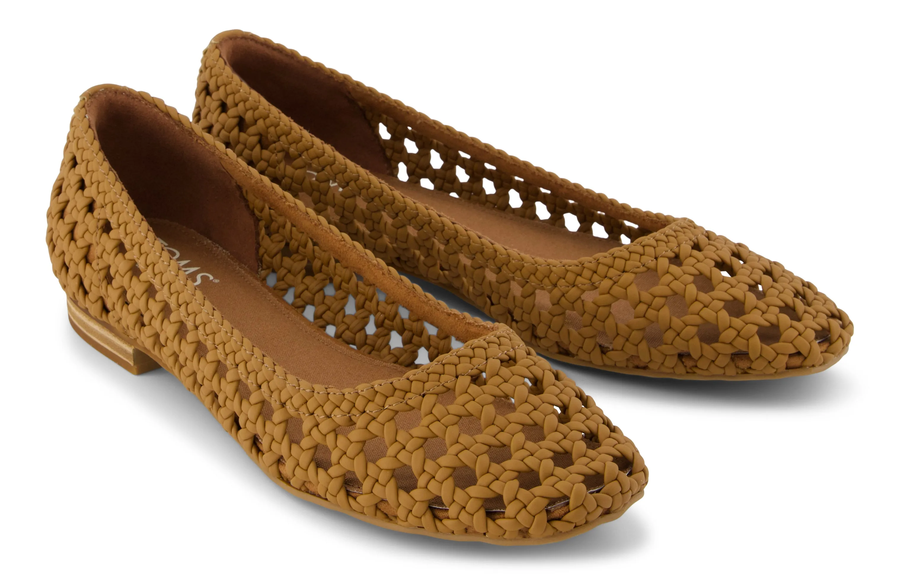 Briella Ballet Flat - Brown Sugar Woven Basket