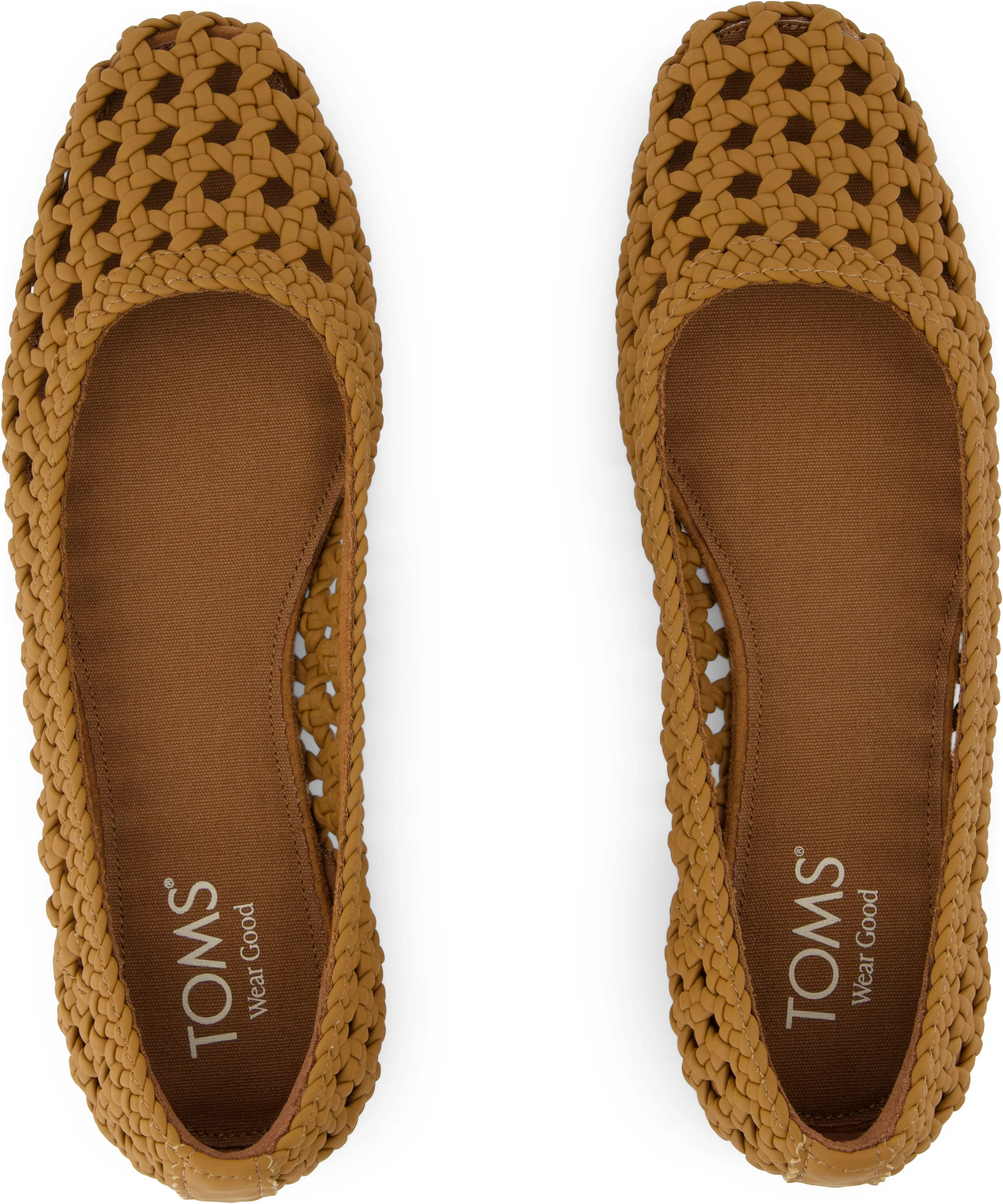 Briella Ballet Flat - Brown Sugar Woven Basket