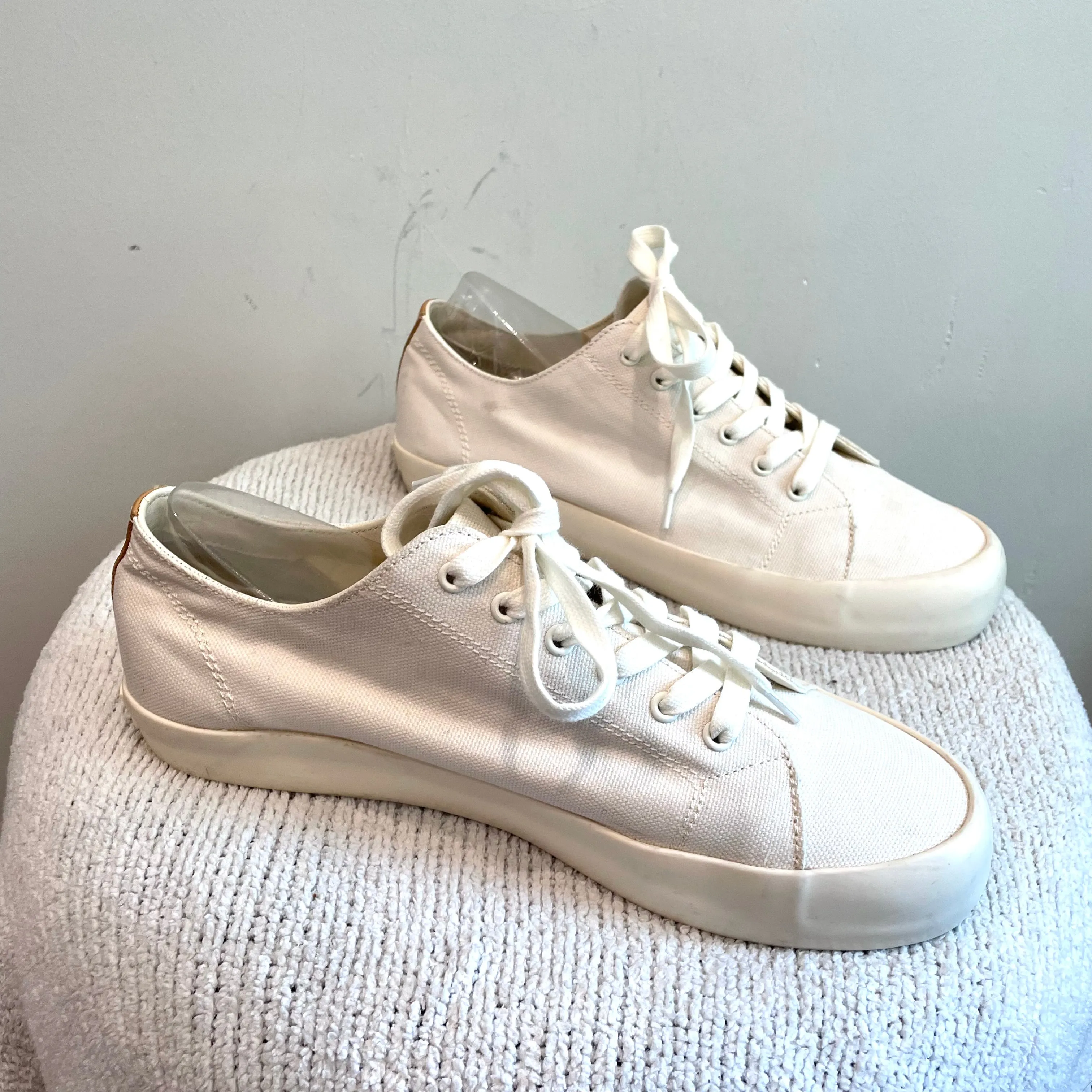 Canvas Lace Front Sneakers