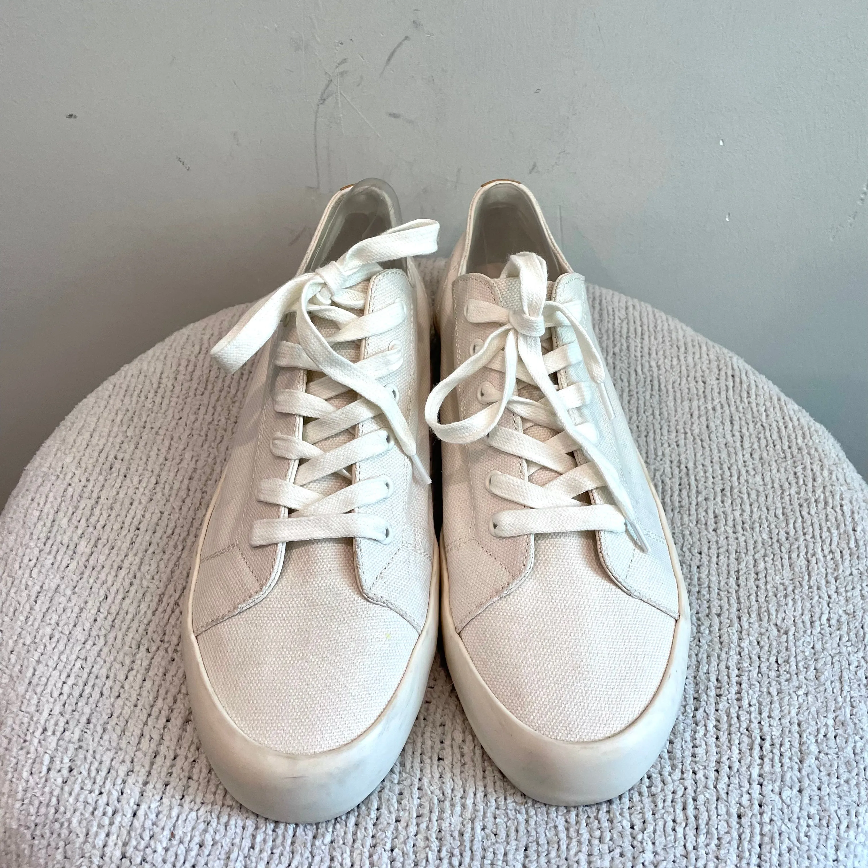 Canvas Lace Front Sneakers