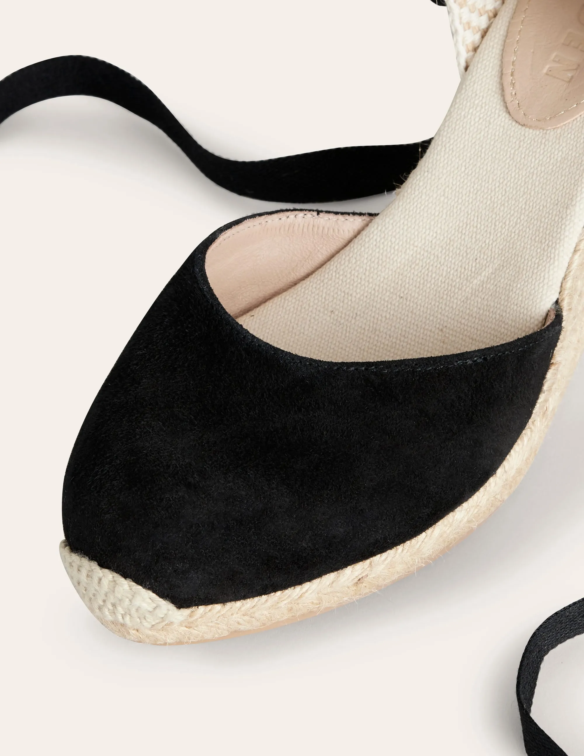 Cassie Espadrille Wedge-Black