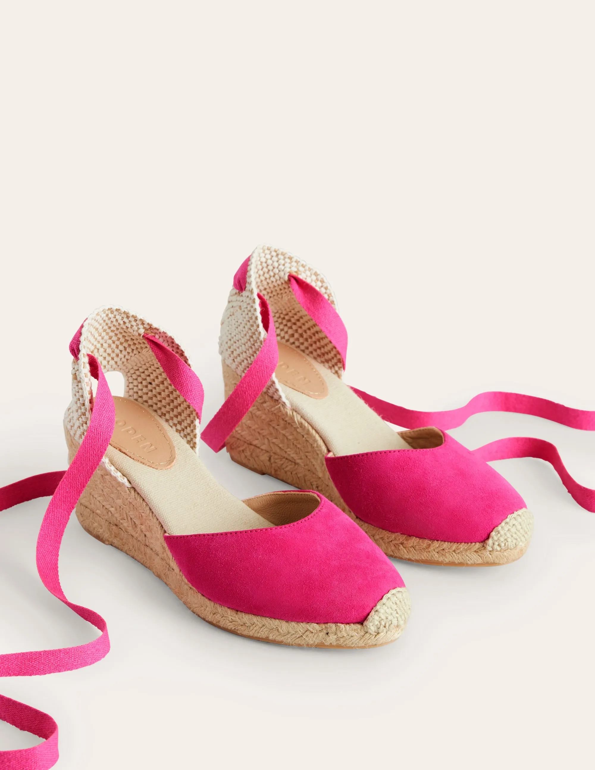 Cassie Espadrille Wedge-Festival Pink