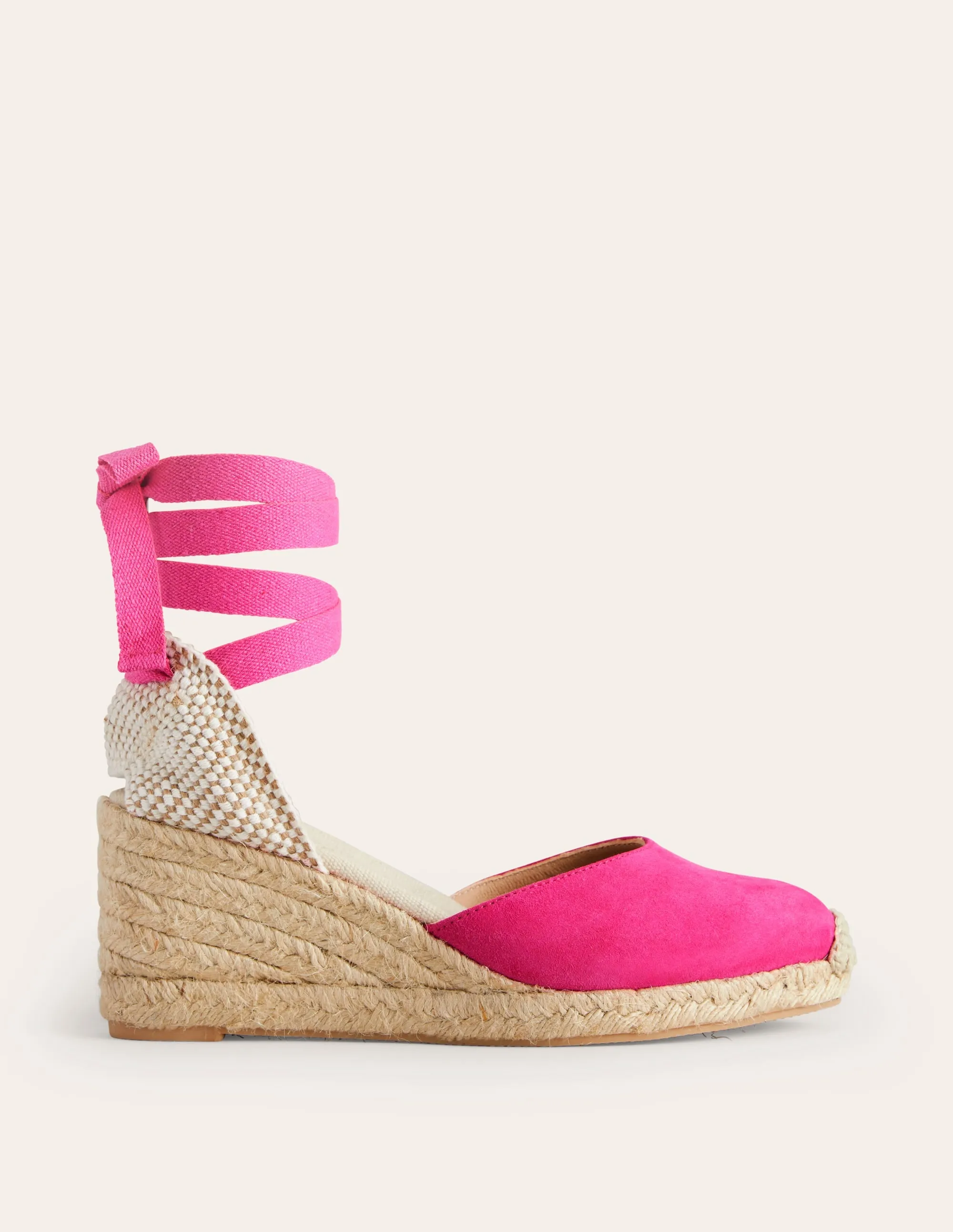 Cassie Espadrille Wedge-Festival Pink