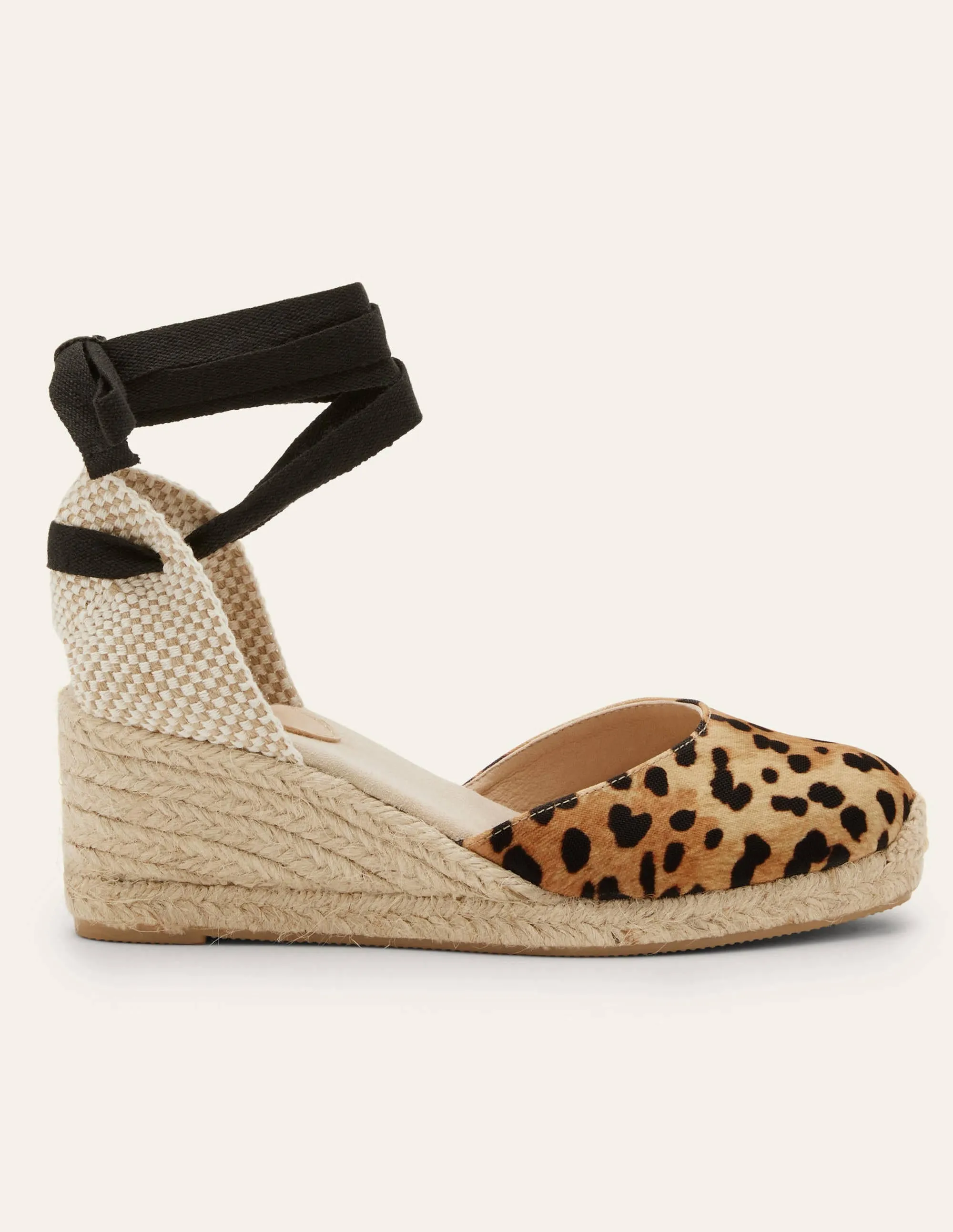 Cassie Espadrille Wedge-Neutral Leopard