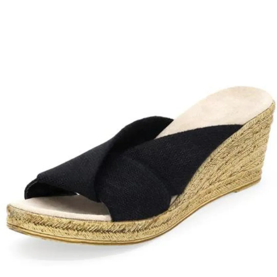 Charleston Porter Wedge - Black