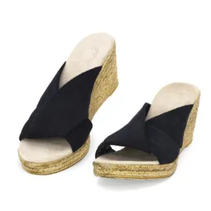 Charleston Porter Wedge - Black