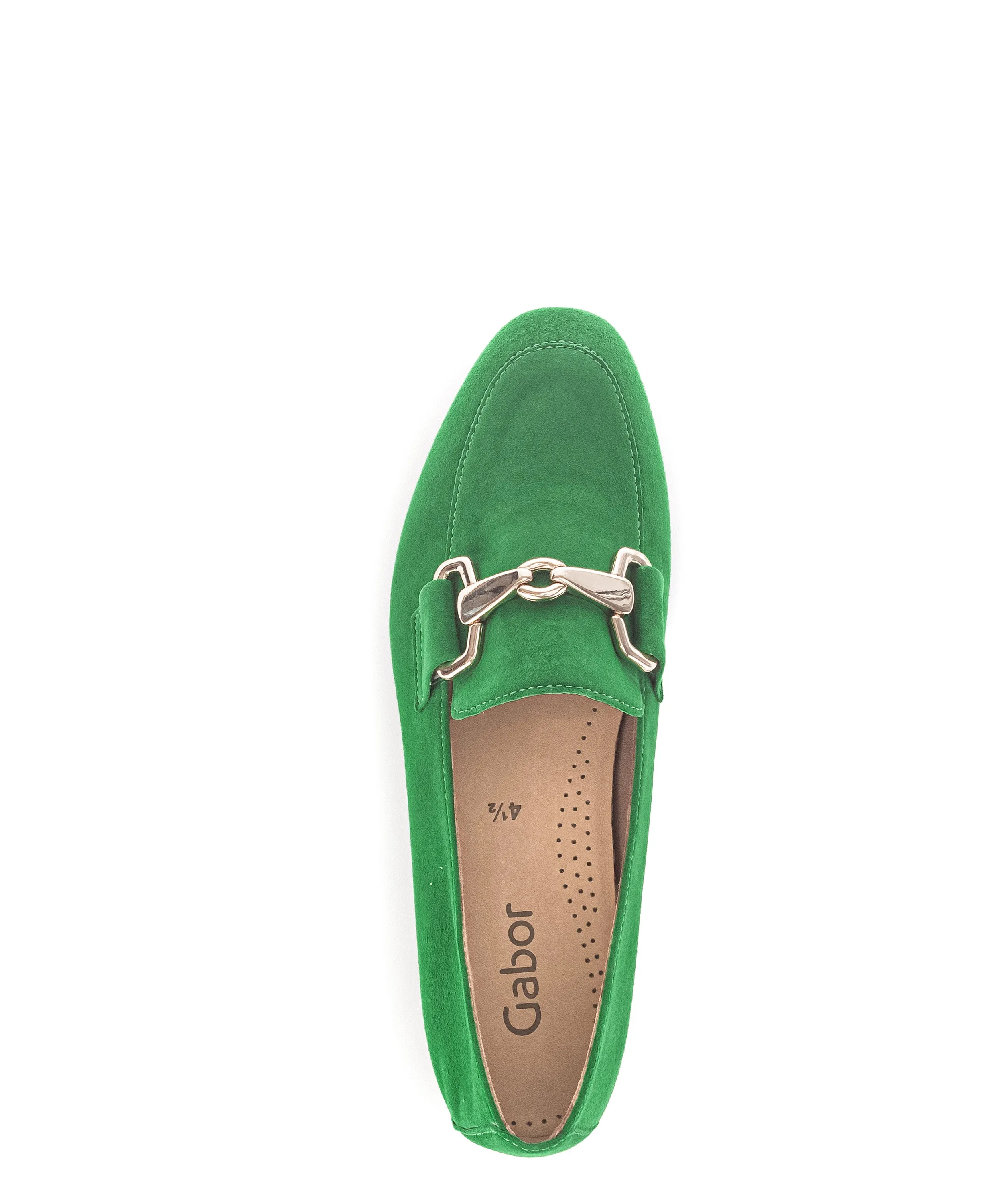 Gabor Womens Loafer 45.211.33 Green/Gold