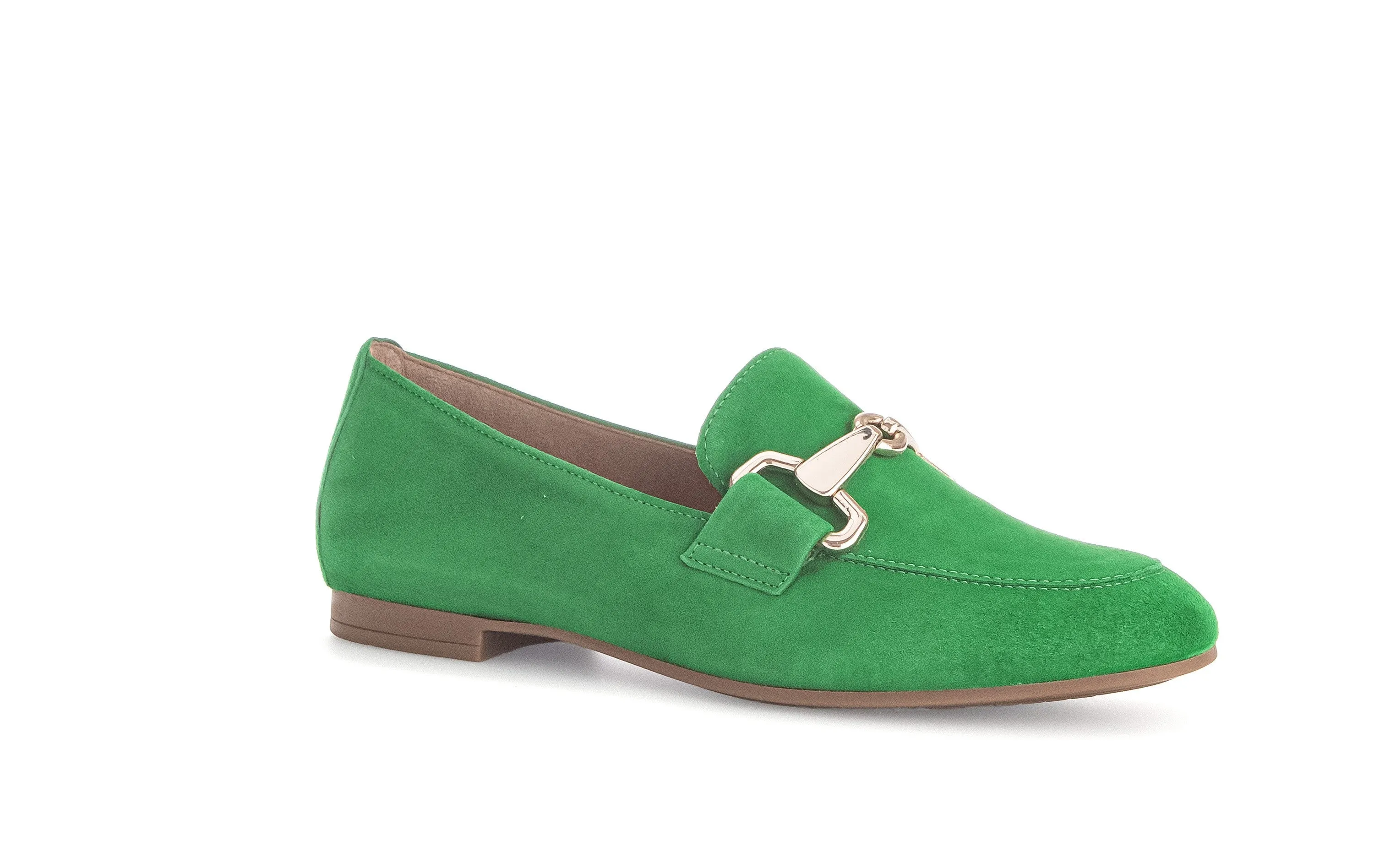 Gabor Womens Loafer 45.211.33 Green/Gold