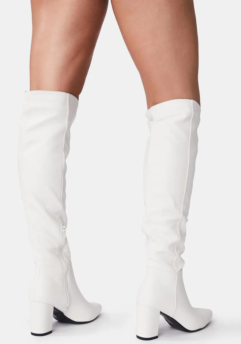 Halo Go Go With The Flow Knee High Boots