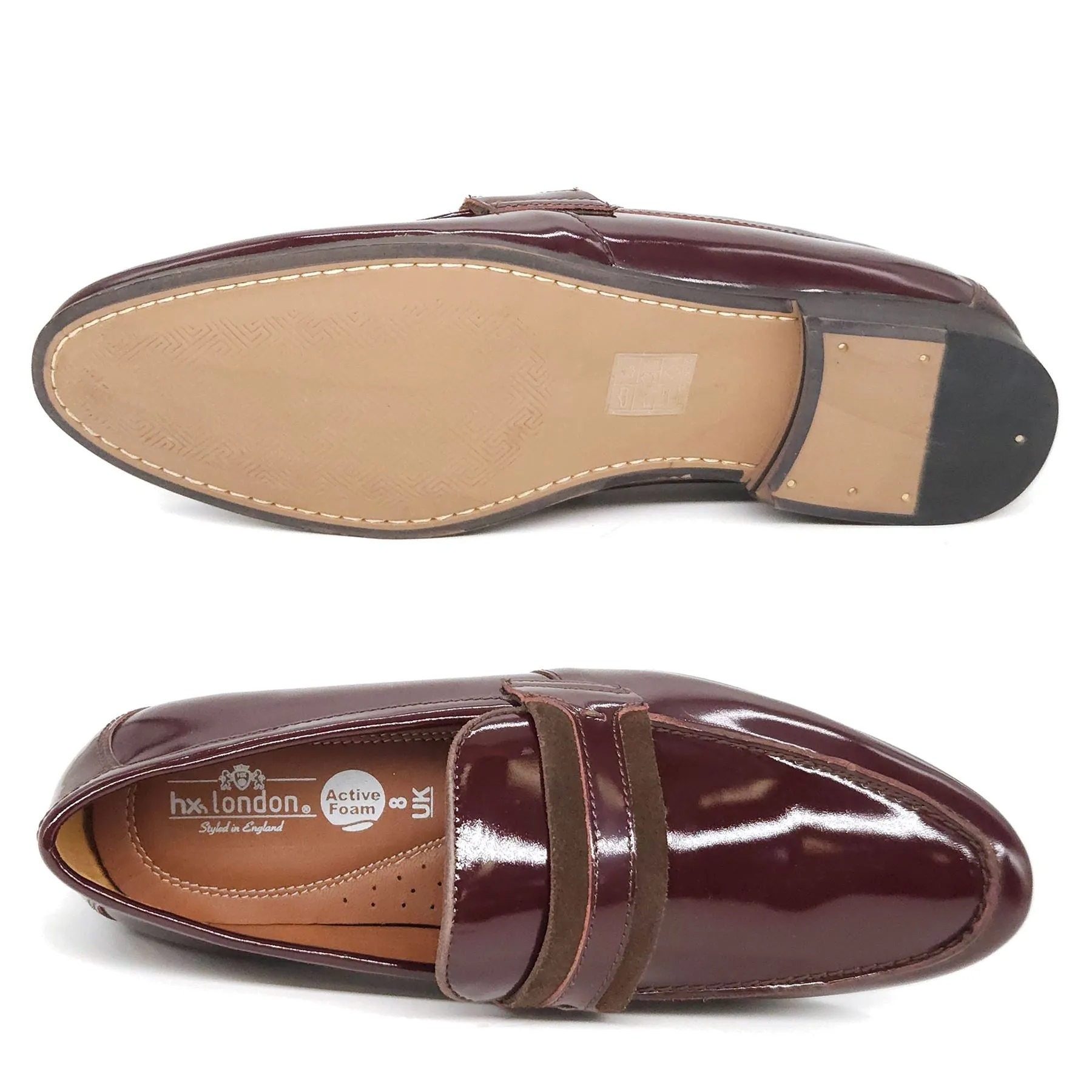 HX London Croydon Patent Loafers