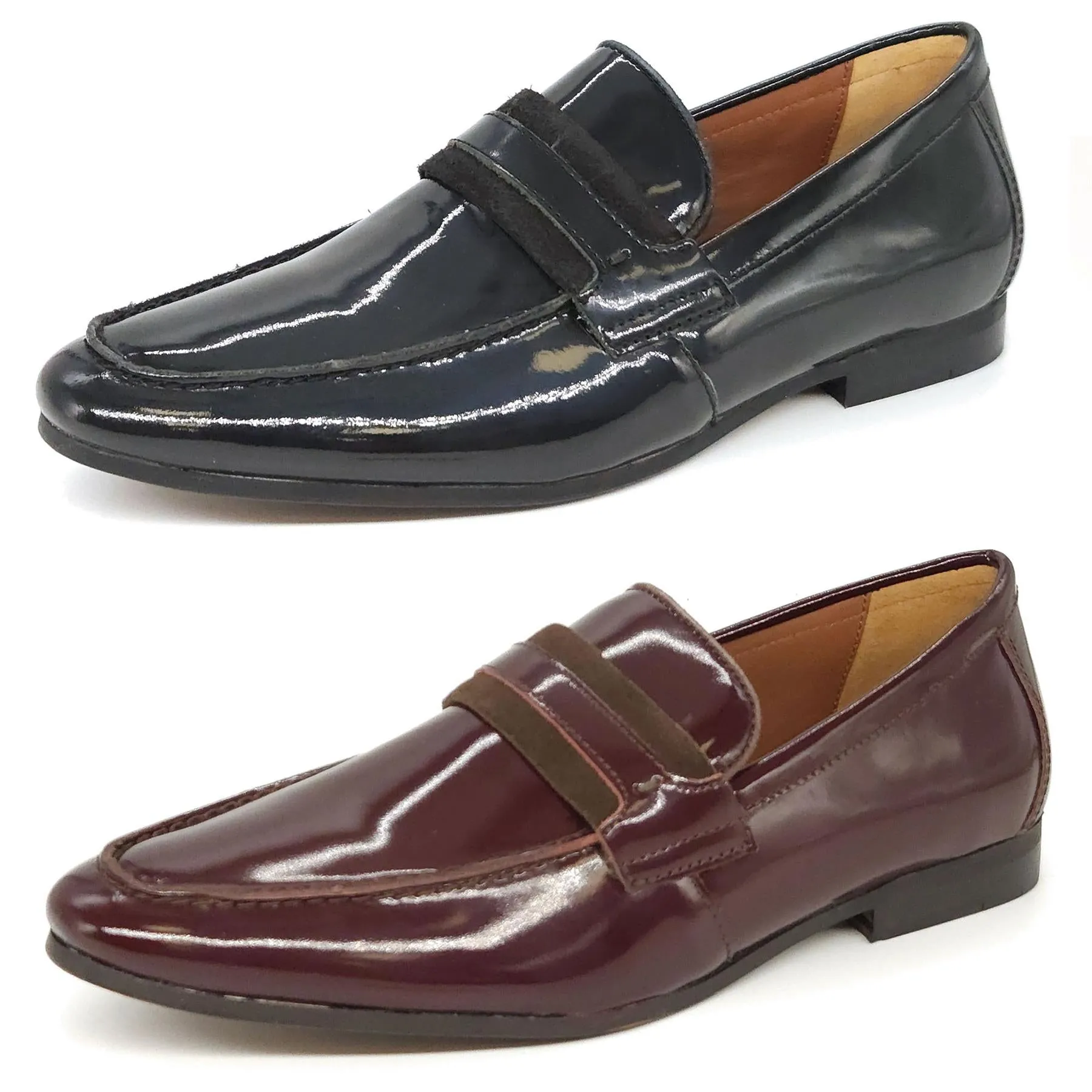 HX London Croydon Patent Loafers