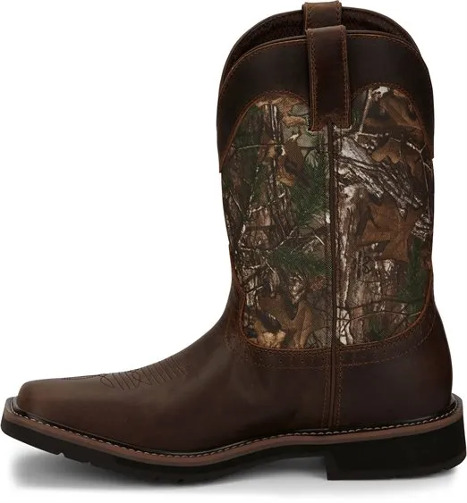 JUSTIN MEN'S RUGGED STAMPEDE WESTERN BOOT - SE4676