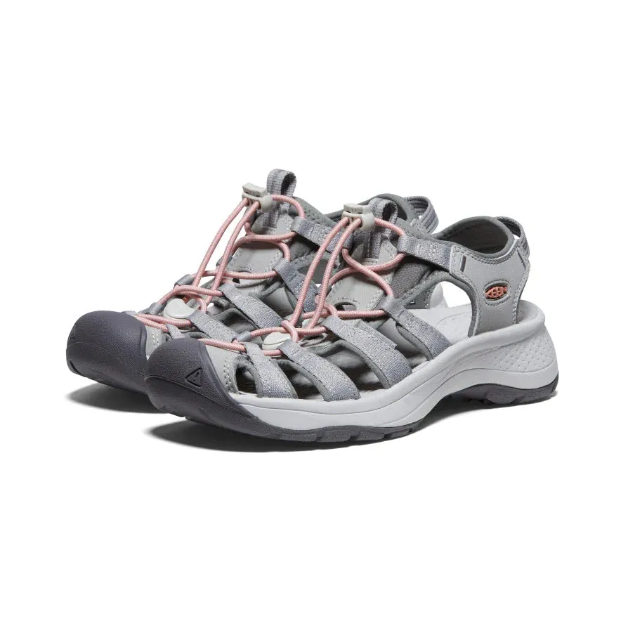 Keen Astoria West Grey Coral Womens Sandal