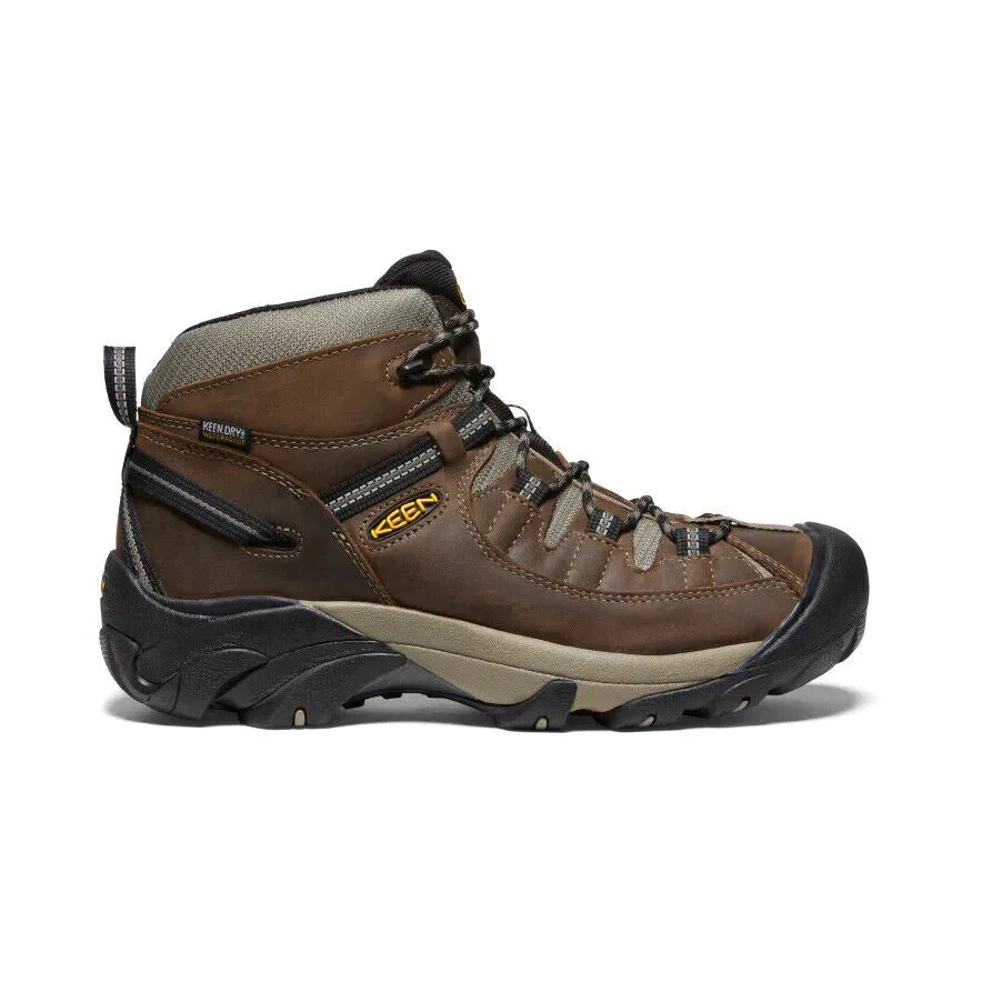 Keen Men's Targhee 2 Mid Wide Waterproof Leather Hiking Boots