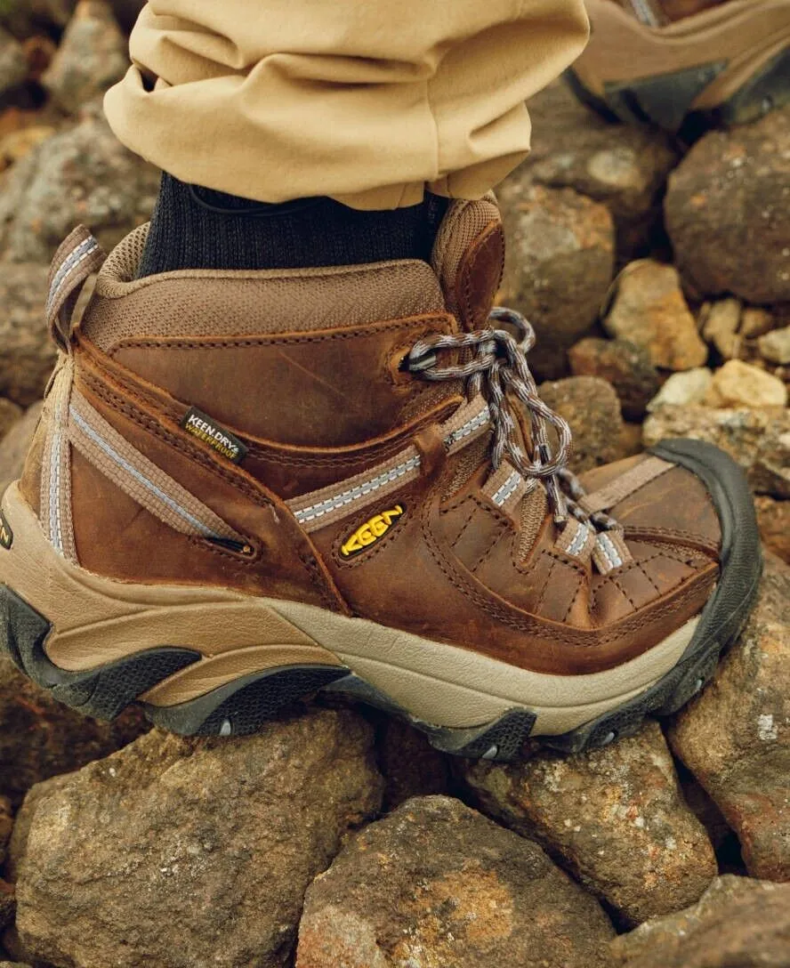 Keen Women's Targhee II Mid Waterproof Leather Hiking Boots