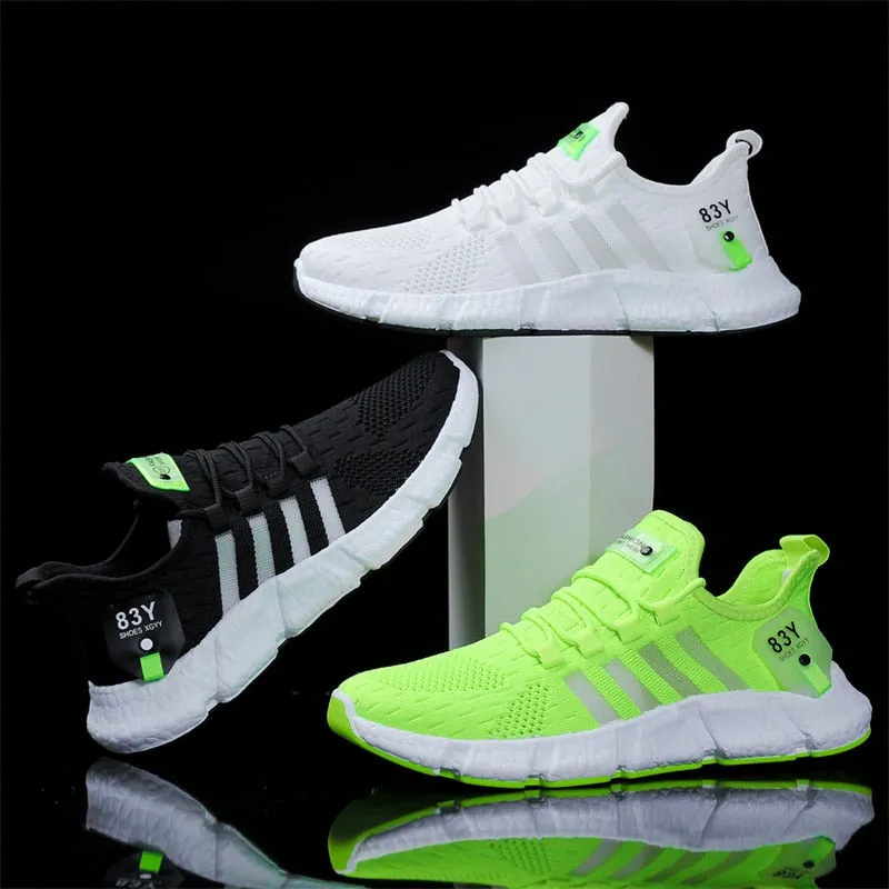 Men Light Mesh Breathable Running Sneakers