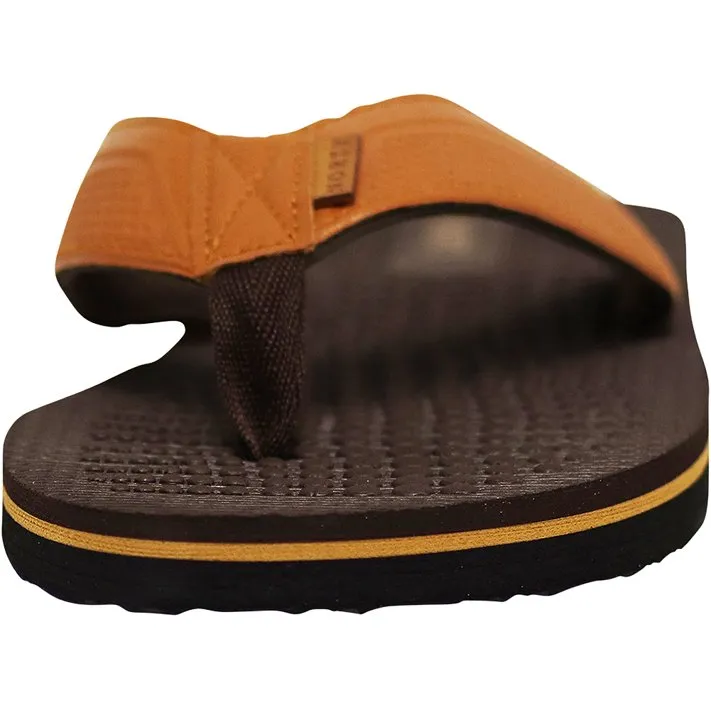 Mens Flip Flop Sandal Brown/Tan