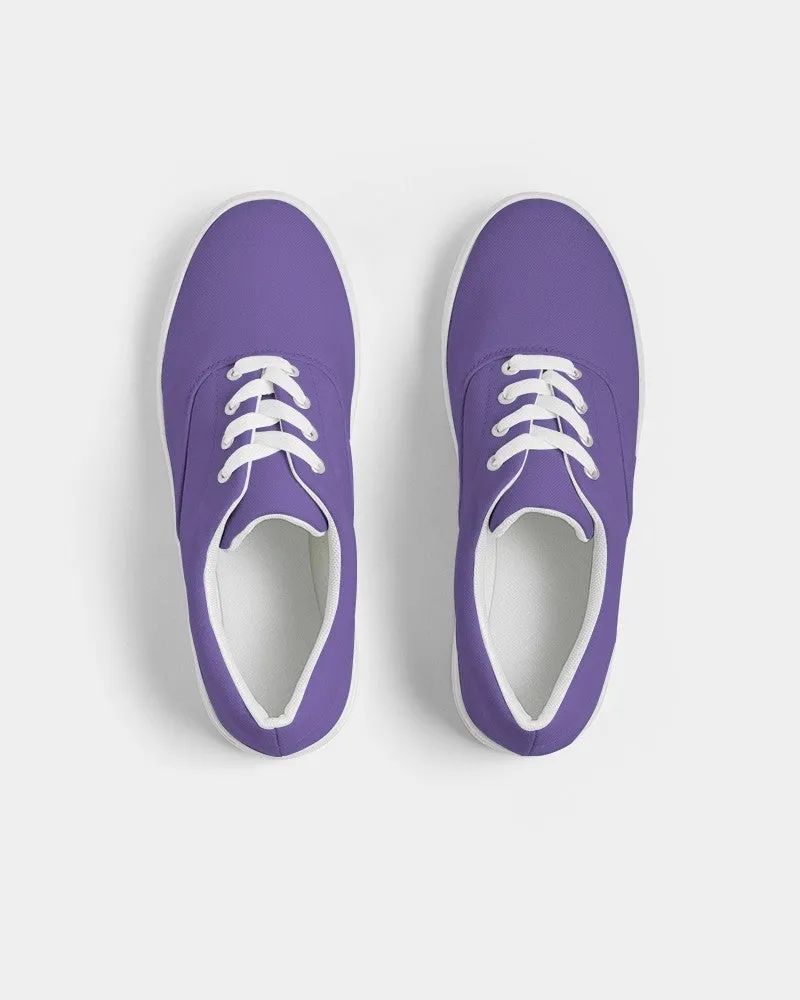 Midtone Violet Canvas Sneakers | Men's | C70M80Y0K0