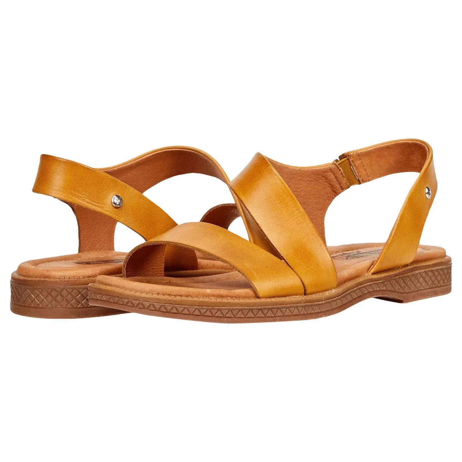 Moraira Calfskin Leather Women's Flat Strappy Sandals