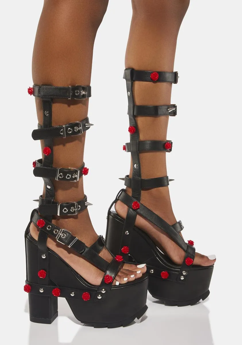 Nightcall Hi Rose Platform Heels