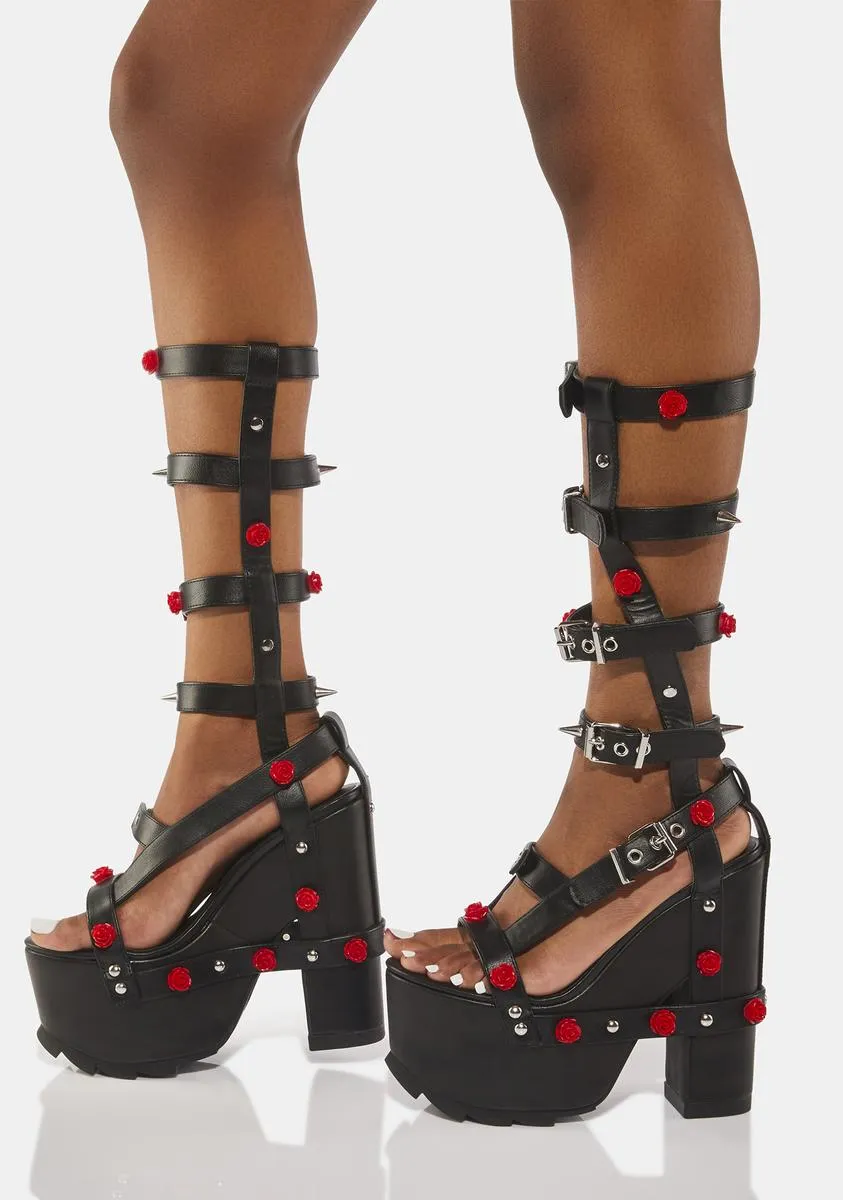 Nightcall Hi Rose Platform Heels