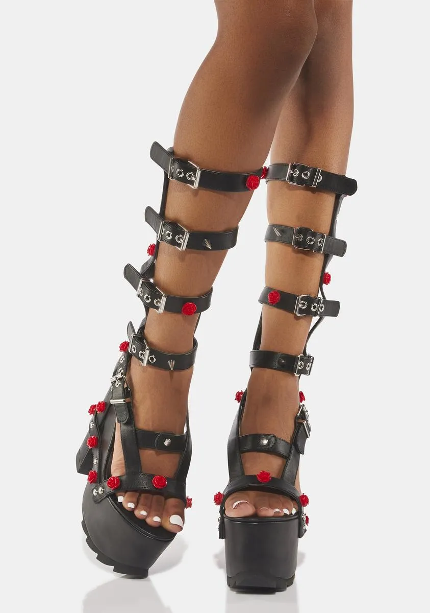 Nightcall Hi Rose Platform Heels