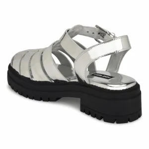 Nine West Women's Anybel3 Silver M