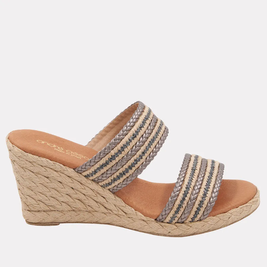 Nolita Metallic Espadrille Wedge