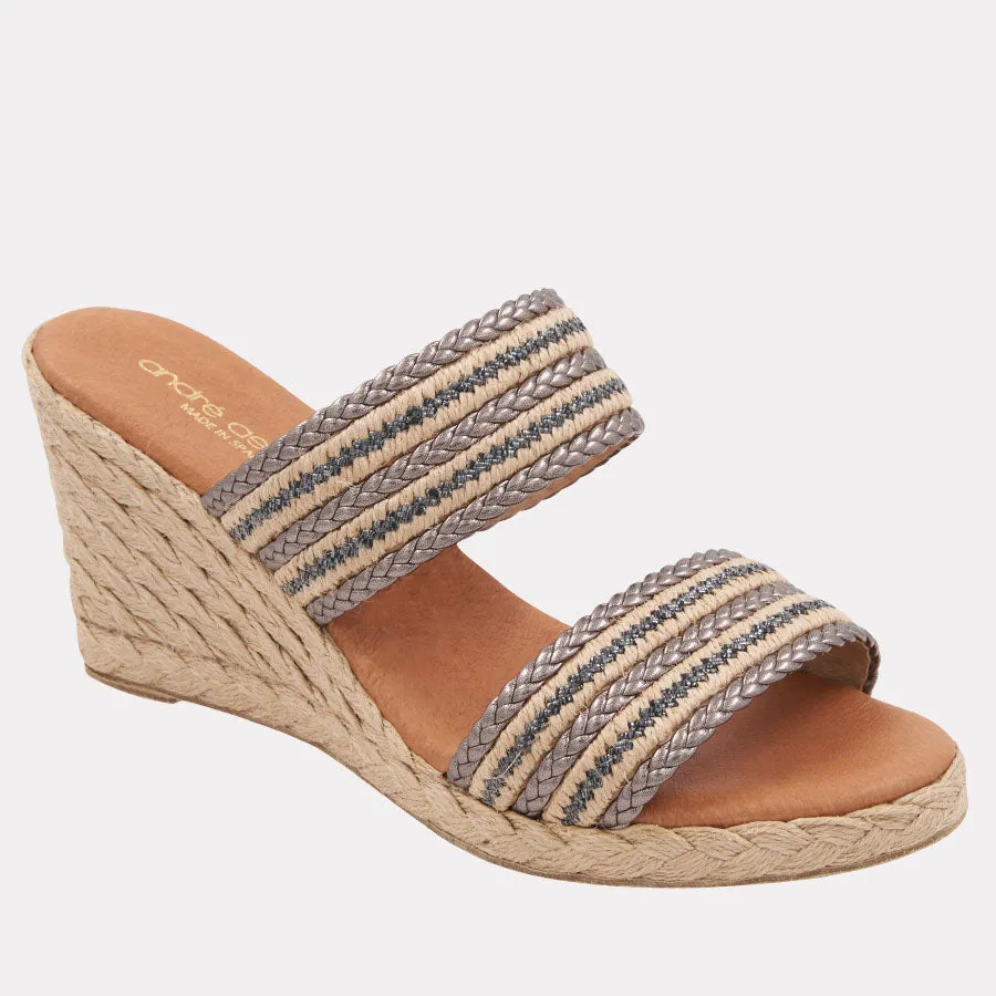 Nolita Metallic Espadrille Wedge