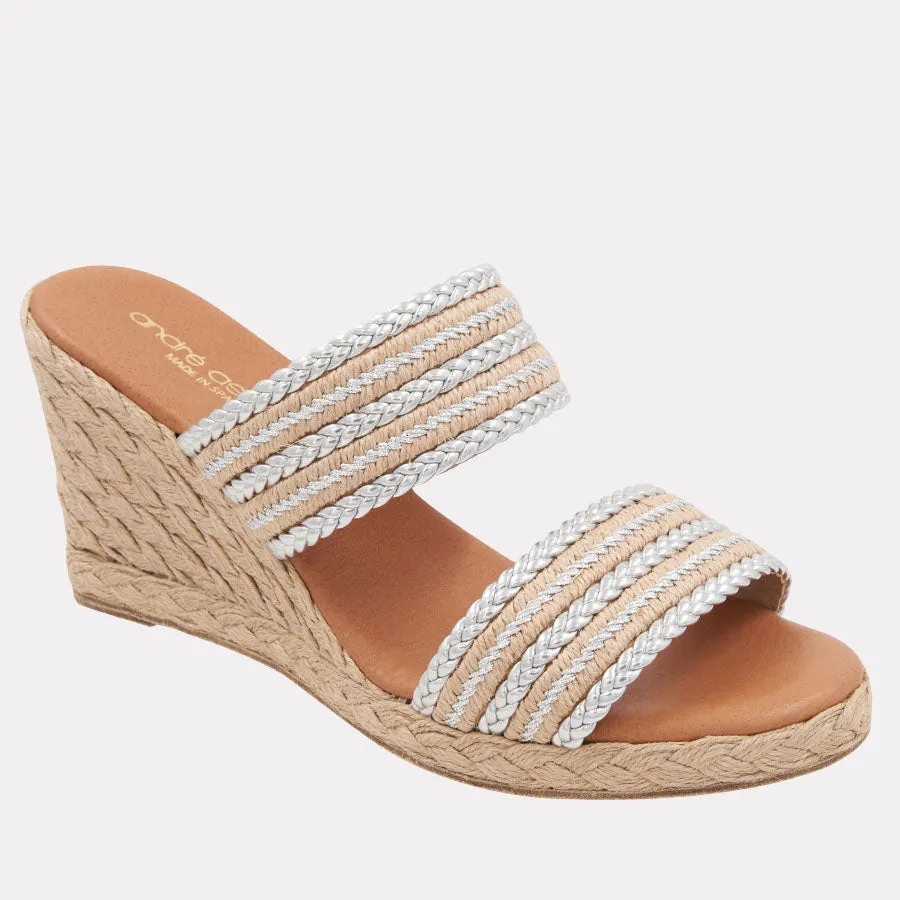 Nolita Metallic Espadrille Wedge