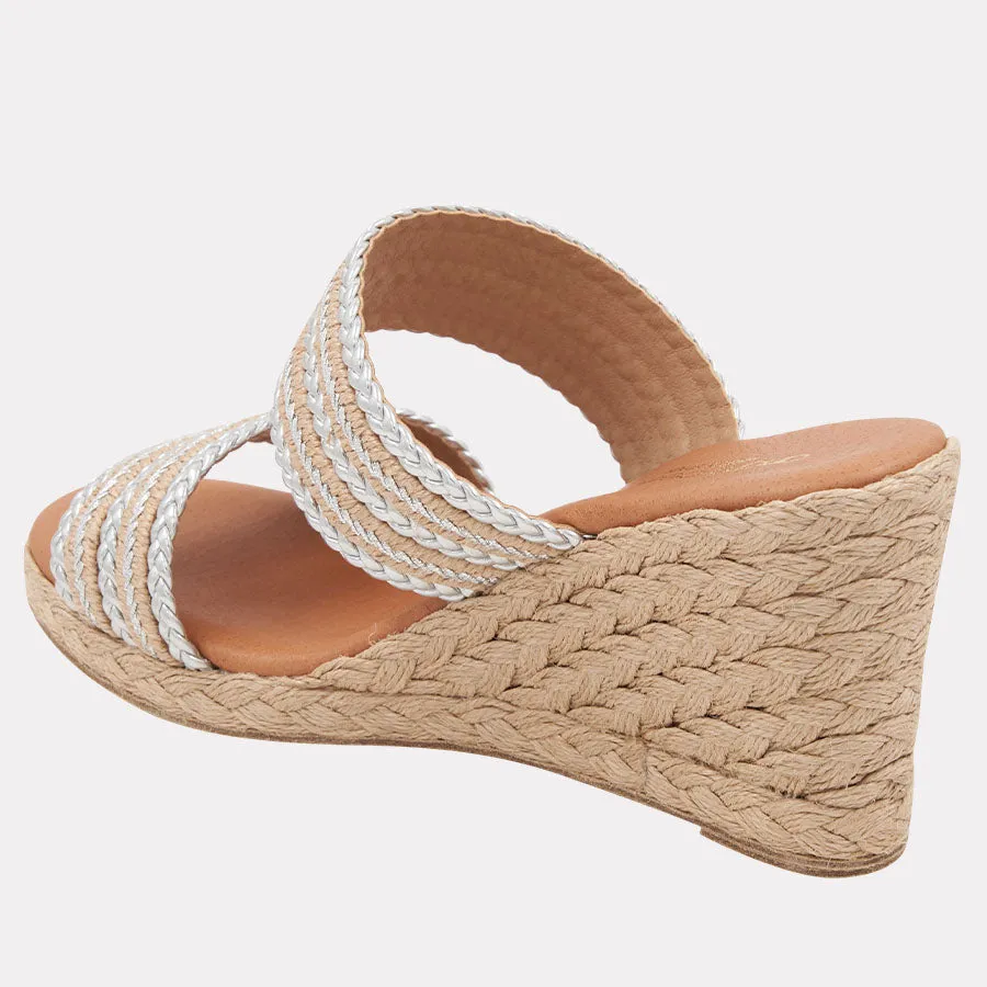 Nolita Metallic Espadrille Wedge