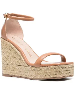 Nudist Espadrille Wedge in Tan