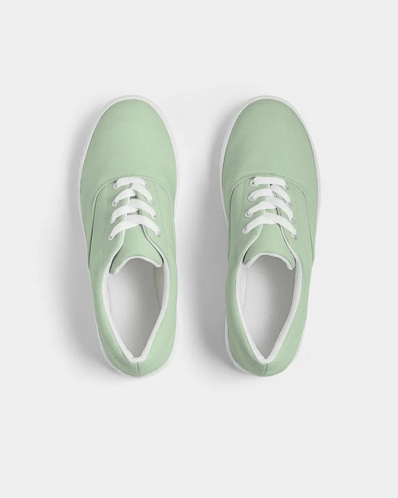 Pale Pastel Green Women's Canvas Sneakers | Women's | Bright Pale Pastel Green | C22M0Y30K0