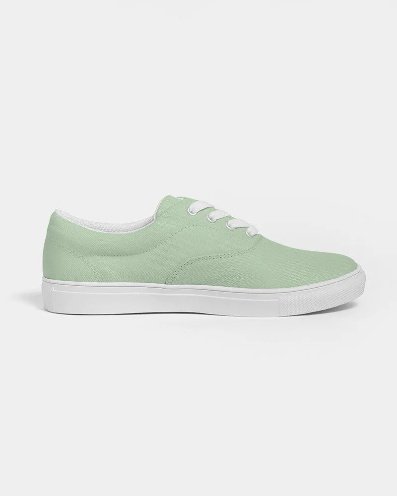 Pale Pastel Green Women's Canvas Sneakers | Women's | Bright Pale Pastel Green | C22M0Y30K0