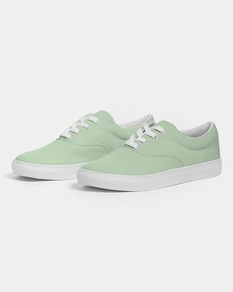 Pale Pastel Green Women's Canvas Sneakers | Women's | Bright Pale Pastel Green | C22M0Y30K0