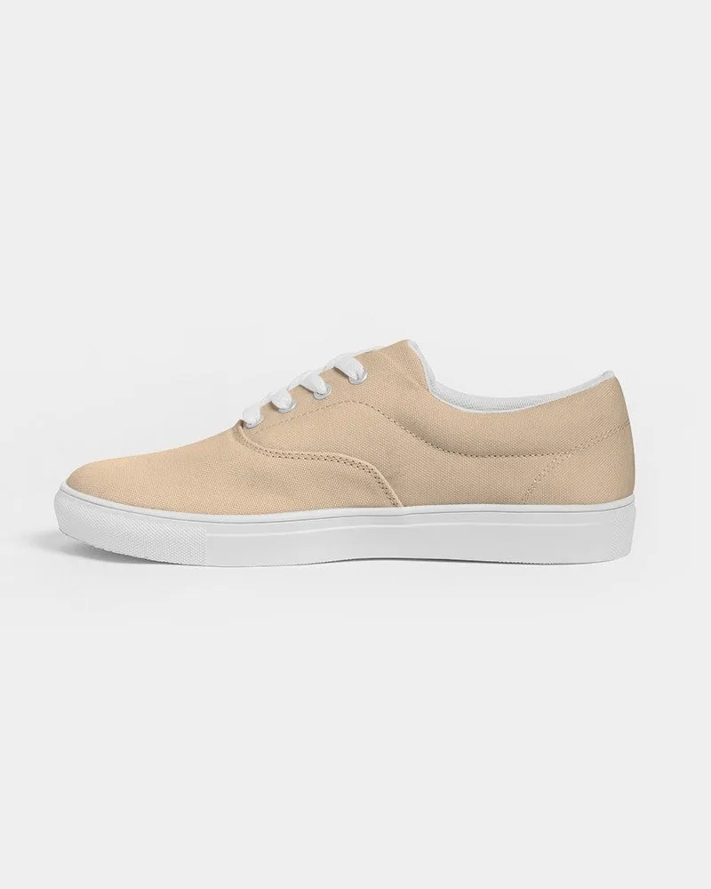 Pale Pastel Orange Men's Canvas Sneakers | Men's | Bright Pale Pastel Orange | C0M15Y30K0