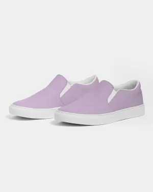 Pale Pastel Purple Slip-On Canvas Sneakers | Men's | Bright Pale Pastel Purple | C15M30Y0K0