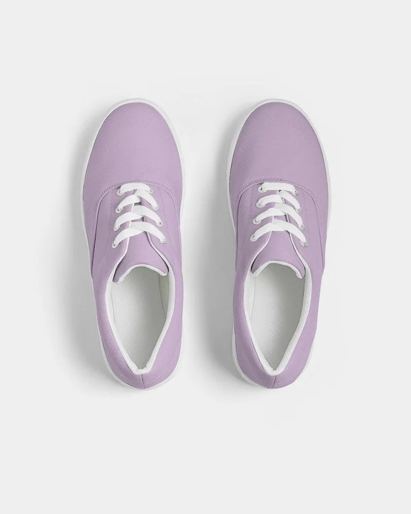 Pale Pastel Purple Women's Canvas Sneakers | Women's | Bright Pale Pastel Purple | C15M30Y0K0