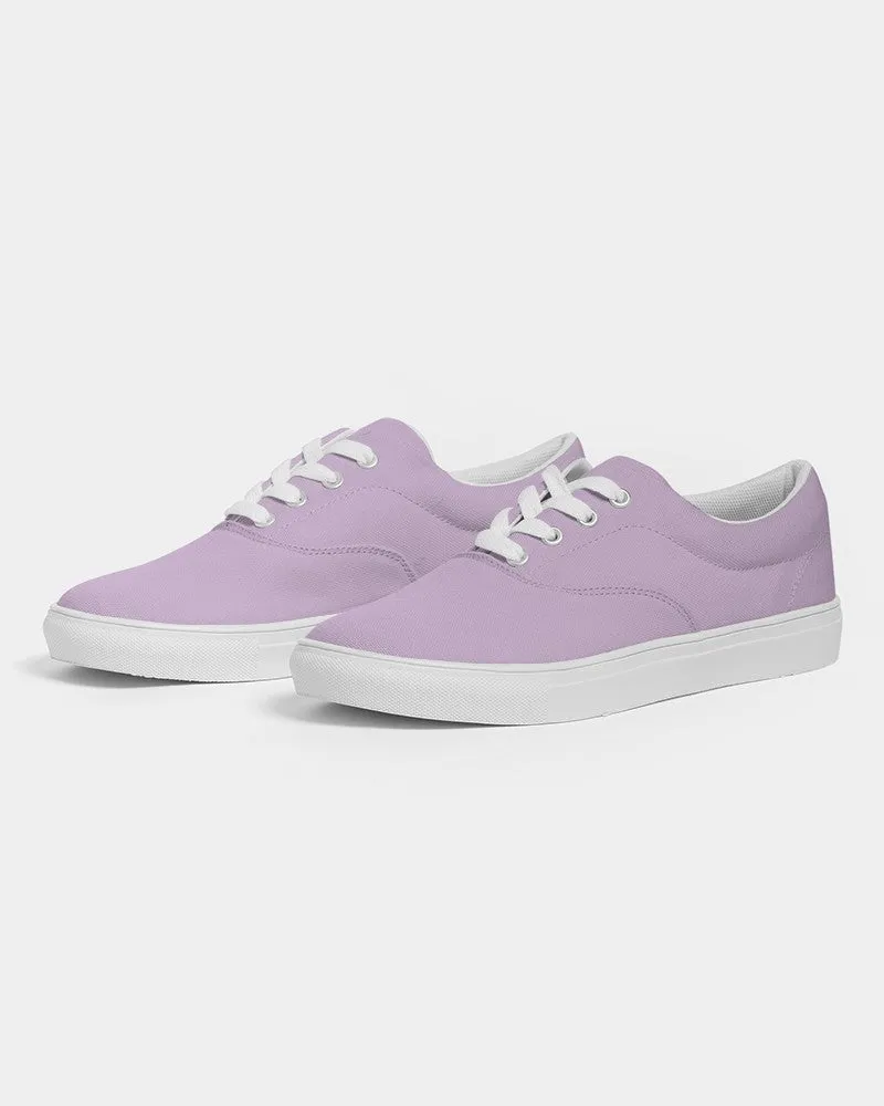 Pale Pastel Purple Women's Canvas Sneakers | Women's | Bright Pale Pastel Purple | C15M30Y0K0