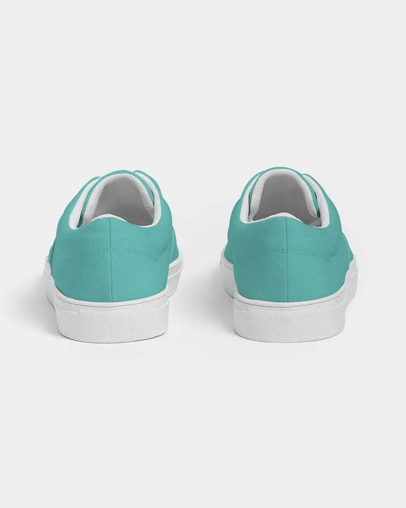 Pastel Blue Cool Green Women's Canvas Sneakers | Women's | Bright Pastel Blue Cool Green | C60M0Y30K0