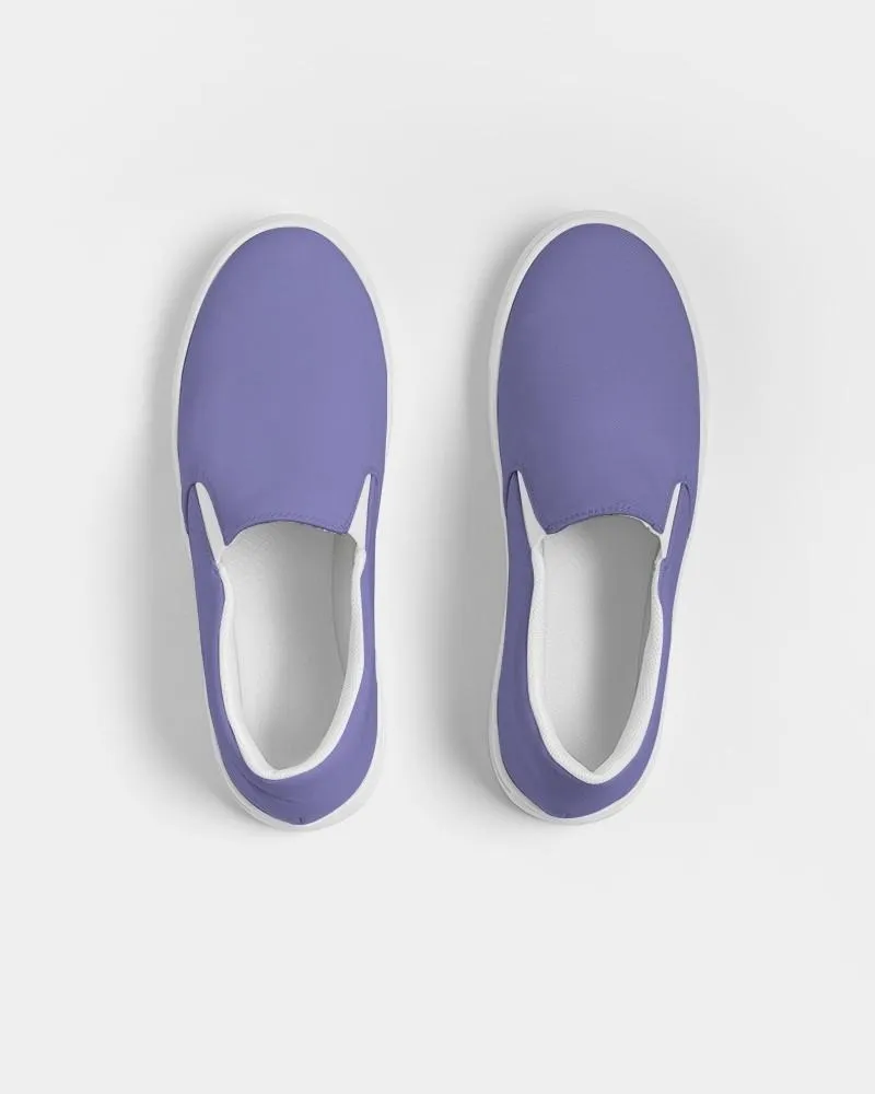 Pastel Blue Slip-On Canvas Sneakers | Men's | Bright Pastel Blue | C60M60Y0K0