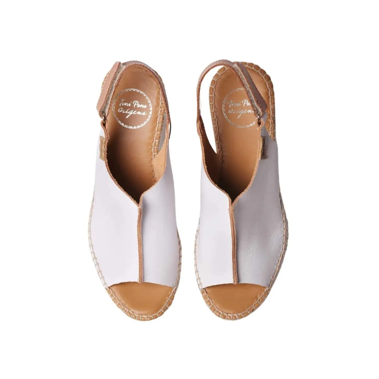 Plain Leather Wedges For Women - Lugano-P