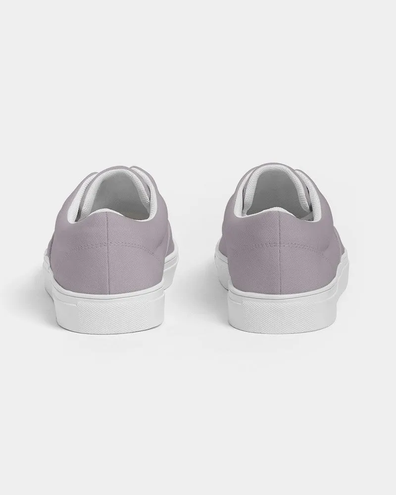 Shaded Pale Magenta Brown Canvas Sneakers | Women's | C0M10Y0K30