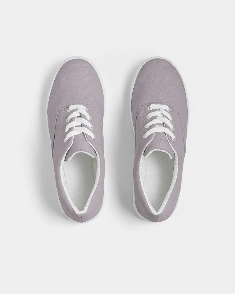 Shaded Pale Magenta Brown Canvas Sneakers | Women's | C0M10Y0K30