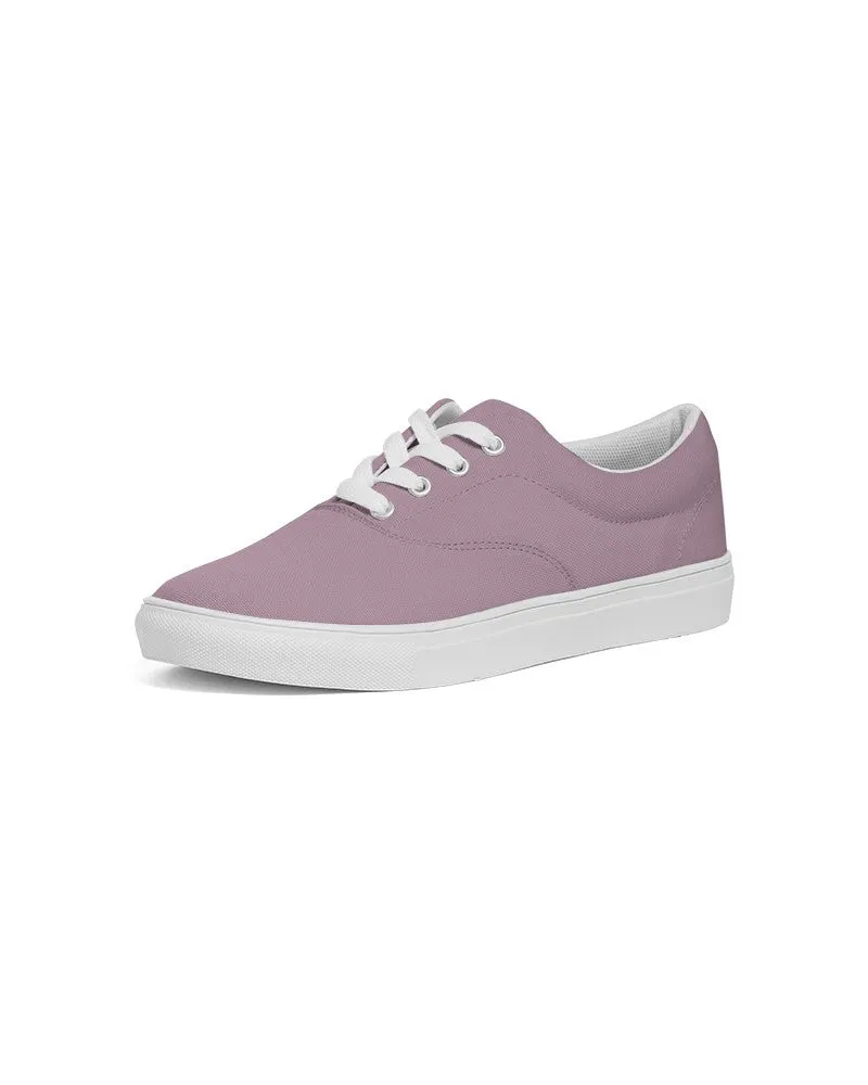 Shaded Pale Pastel Magenta Brown Canvas Sneakers | Women's | C0M30Y0K30